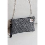 BAGLOVİS Motif Nakışlı Portföy Çanta İp Askılı Abiye Clutch En30 Boy19