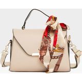 Bag&more Kapaklı Şallı Askılı Çanta - Krem