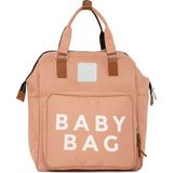 Bagmori Baby Bag Baskılı Pudra Cepli Anne Bebek Bakım Sırt Çantası