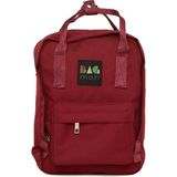 Bagmori Bordo Kare Askı Ayarlı Mini Sırt Çantası - En:22 Cm Boy:30 Cm Genislik:9 Cm