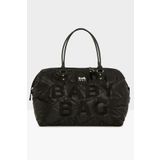 Bagmori M000006904 Siyah Bag Nakışlı Puf Şişme Anne Bebek Bakım Çanta