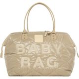 Bagmori M000006904 Vizon Baby Bag Nakışlı Puf Şişme Anne Bebek Bakım Çantası