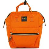 Bagmori Turuncu Metal Ağızlı Sırt Çantası - En:26 Cm Boy:35 Cm Genislik:12 Cm