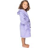 Bagno Milano Kız-Erkek Çocuk Bornozu - %100 Pamuk Çocuk Bornozu - Sertifikalı Çocuk Bornozu - 3 - 5 Yaş - Lila - Mor
