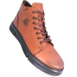 Bags Shoes Bagsshoes Htc2023K-002 Erkek Hakiki Deri Logolu Spor Bot - Taba