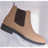 Bags Shoes Bagsshoes Int2023k-018 Erkek Hakiki Deri Klasik Chelsea Bot - Vizon