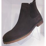 Bags Shoes Bagsshoes Int2023k-024 Erkek Hakiki Nubuk Deri Termo Taban Chelsea Bot - Kahverengi - Nubuk