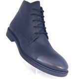 Bags Shoes Bagsshoes Int2023k-025 Erkek Hakiki Deri Bağlı Ve Fermuarlı Klasik Bot - Siyah