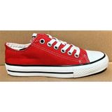 Bags Shoes Bulldozer 211901 Unisex Keten Sneaker Spor Ayakkabı - Kırmızı