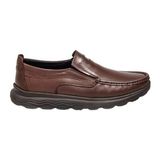 Bags Shoes Bulldozer 231037 Erkek Hakiki Deri Ultra Hafif Comfort Taban Günlük Bağcıksız Ayakkabı - Kahverengi