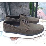 Bags Shoes Bulldozer 231066/261001 Hakiki Nubuk Deri Erkek Yüksek Comfort Tabanlı Navigator Marine Casual Ayakkabı