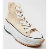 Bags Shoes Bulldozer 231905 Kadın Yüksek Taban Uzun Konçlu Sneaker Spor Ayakkabı - Bej