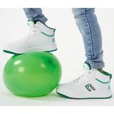 Bags Shoes Cool Adel Uzun Flt Çocuk Uzun Konçlu Sneaker Spor Ayakkabı - Beyaz - Yeşil