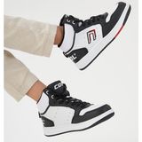 Bags Shoes Cool Adel Uzun Flt Çocuk Uzun Konçlu Sneaker Spor Ayakkabı - Siyah - Beyaz