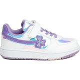 Bags Shoes Cool Dina Kız Çocuk Hologramlı Sneaker Spor ayakkabı - Beyaz - Lila