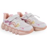 Bags Shoes Cool Drew Flt Çocuk Ithal Taban Cırtlı Sneaker Spor Ayakkabı - Beyaz - Pembe