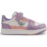 Bags Shoes Cool Ella-Flt 31/36 Kız Çocuk Cırtlı Sneaker Spor Ayakkabı - Beyaz - Lila