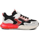 Bags Shoes Cool Owen Flt Çocuk Cırtlı Sneaker Spor Ayakkabı - Siyah - Kırmızı