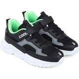 Bags Shoes Cool Zoom-002 Çocuk Cırtlı Sneaker Spor Ayakkabı - Siyah
