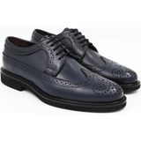Bags Shoes Danacı 906-2 Erkek Hakiki Deri Ultra Hafif Hazır Taban Premium Klasik Oxfort Çiftyüz Ayakkabı - Lacivert