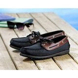 Bags Shoes Dexter P619 XL Erkek 46/49 Hakiki Deri Navigator Ayakkabı - Siyah Nubuk