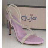 Bags Shoes Guja 22y592 Kadın ince Yüksek Topulu Taşlı Abiye Ayakkabı - Mor
