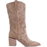 Bags Shoes Guja 24K131-1 Kadın Taşlı Vegas Çizme - Bej