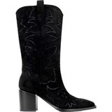 Bags Shoes Guja 24K131-1 Kadın Taşlı Vegas Çizme - Siyah