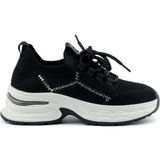 Bags Shoes Guja 25Y303-4 Kadın Taşlı Sneaker Spor Ayakkabı - Siyah