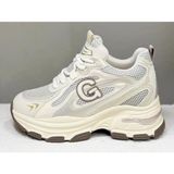 Bags Shoes Guja 26Y323 Kadın Yüksek Gizli Dolgu Tabanlı Sneaker Spor Ayakkabı - Bej