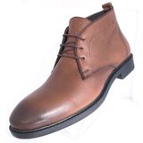 Bags Shoes INT2023K-016 Kahve Erkek Deri Bağlı Klasik Bot