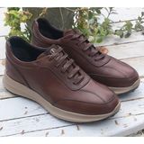 Bags Shoes James Franco J-1521 Hakiki Deri Erkek Casual Ayakkabı - Taba
