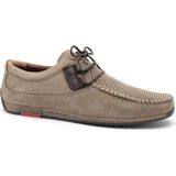 Bags Shoes James Franco Jf-5092 Erkek Hakiki Nubuk Deri Marine Casual Ayakkabı - Vizon