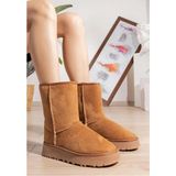 Bags Shoes Kuum London K11Y04 Kadın Içi Tüylü Kalın Taban Uzun Boy Ug Bot