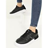 Bags Shoes Lumberjack Freya Kadın Günlük Yüksek Taban Sneaker Spor Ayakkabı - Siyah - Beyaz