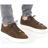 Bags Shoes Marco Rossi 20543-1 Deri Kahverengi Nubuk Erkek Günlük Ayakkabı