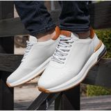 Bags Shoes Marcomen 19512 Deri Premium Casual Bej Erkek Günlük Ayakkabı