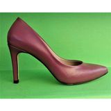 Bags Shoes Nish N4292 Kadın Hakiki Deri Kasik Stiletto Ayakkabı - Mor