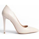 Bags Shoes Nish N4292 Kadın Hakiki Deri Kasik Stiletto Ayakkabı - Ten