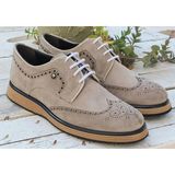 Bags Shoes Pierre Cardin Pce-16533 Erkek Hakiki Süet Deri Premium Oxford Ayakkabı - Kum