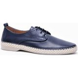 Bags Shoes Pierre Cardin Pce613020 Erkek Hasır Garnili Taban Günlük Hakiki Deri Ayakkabı - Lacivert