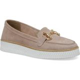 Bags Shoes Polaris 105014 Kadın Hakiki Deri Günlük Loafer Ayakkabı - Gül - Kurusu