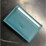 Bags Shoes Praff 06112021 Unisex Hakiki Deri Kelebek Kartlık - Zümrüt