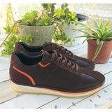 Bags Shoes PRX18019 Kahverengi Erkek Deri Casual Günlük Ayakkabı