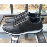 Bags Shoes PRX18032 Siyah Erkek Hakiki Deri Günlük Casual Ayakkabı