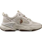 Bags Shoes U.S.Polo Assn. Maybe Günlük Yüksek Taban Sneaker Spor Ayakkabı - Bej