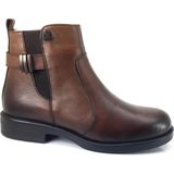 Bags Shoes Venüs 1852533K Hakiki Deri Alçak Topuklu Kadın Klasik Bot - Taba