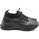 Bags Shoes Venüs 2216603K Kadın Hakiki Deri Airflow Sistem Ultra Comfort Taban Günlük Anatomik Ayakkabı - Siyah