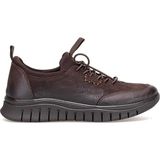 Bags Shoes Venüs 2216670K Hakiki Nubuk Deri Anatomik Ultra Comfort Taban Günlük Casual Ayakkabı - Koyu Kahve