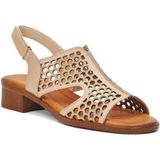 Bags Shoes Venüs 22986007 Kadın Günlük Hakiki Deri Alçak Topuklu Yazlık Ayakkabı - Bej